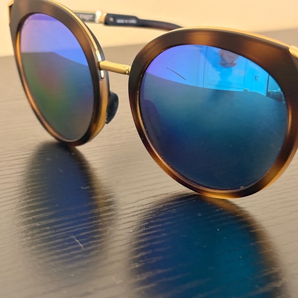 Oakley Blue Lens Top Knot Women's Sunglasses - Picture 5 of 6